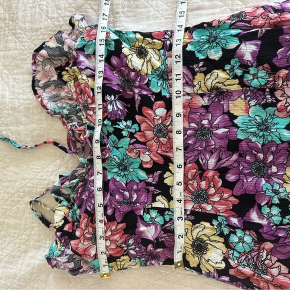 Lulu’s Dynah Black Floral Print Sleeveless Maxi Dress Small - Picture 13 of 17